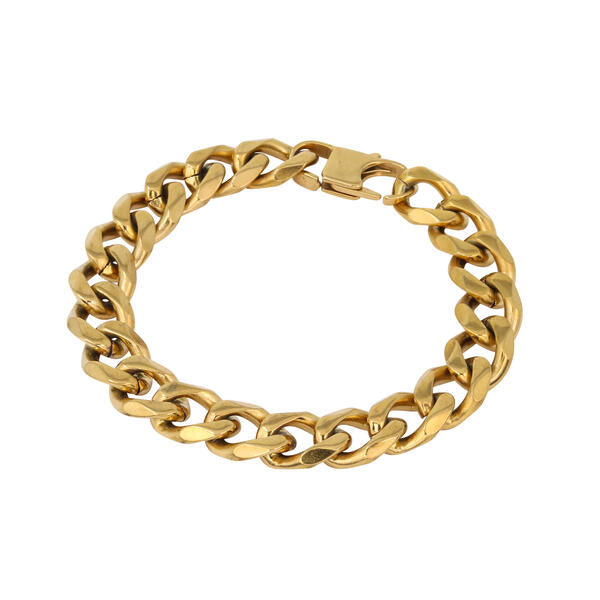 12mm Solid Cuban Bracelet - CSBR-304