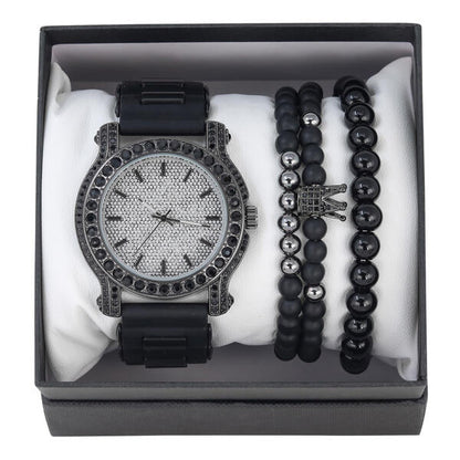 Watch and Crown 3on Beaded Bracelet Gift Set - WBR-302