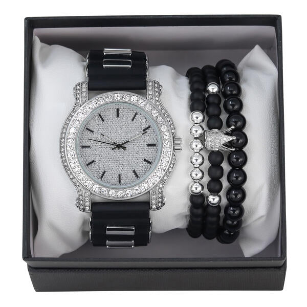 Watch and Crown 3on Beaded Bracelet Gift Set - WBR-302