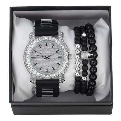 Watch and Crown 3on Beaded Bracelet Gift Set - WBR-302