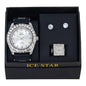 Watch and Iced Out Ring with Earrings Gift Set - WRE-ST-001