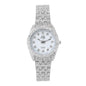 Ladies Iced-Out 32mm Metal Band Watch - 9531-MB