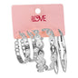 Ladies 3-Pack Hoop Earrings Set - LME-001
