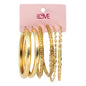 Ladies 3-Pack Hoop Earrings Set - LME-005