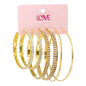 Ladies 3-Pack Hoop Earrings Set - LME-008