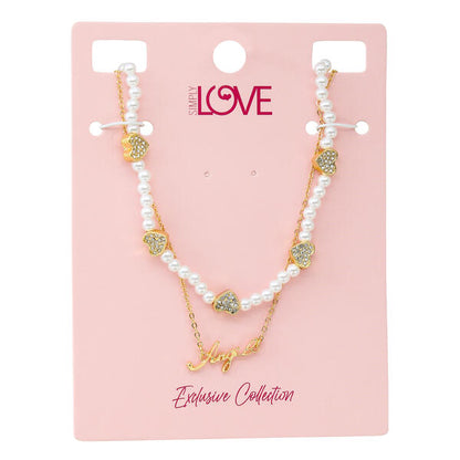 Ladies 2on Necklace Set - LNS-006