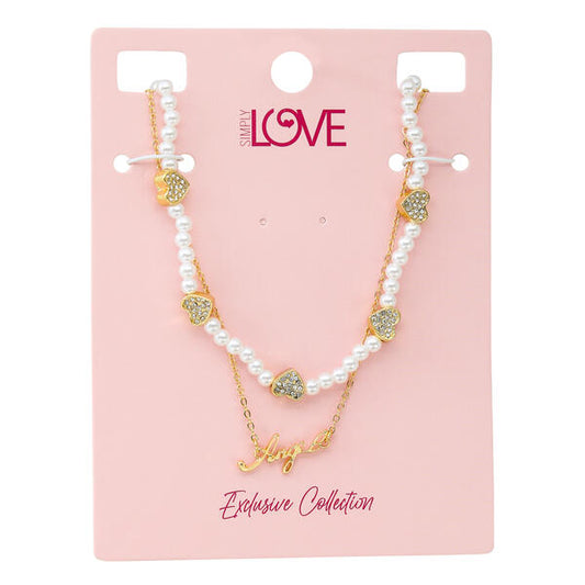 Ladies 2on Necklace Set - LNS-006
