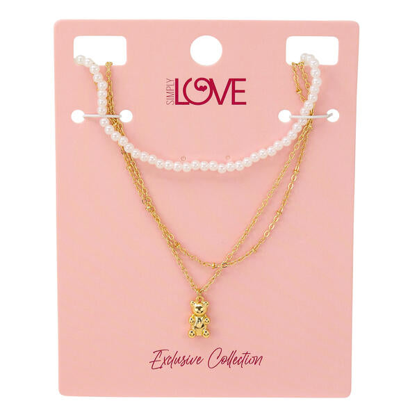 Ladies 3on Necklace Set - LNS-008