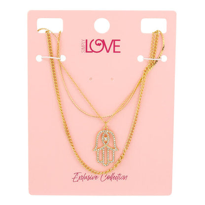 Ladies 3on Necklace Set - LNS-011