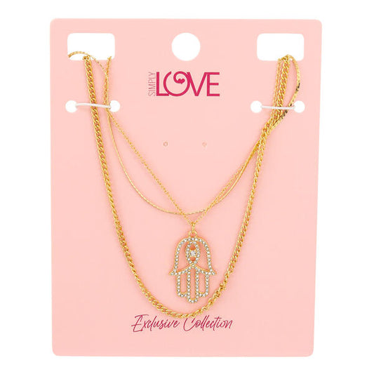 Ladies 3on Necklace Set - LNS-011