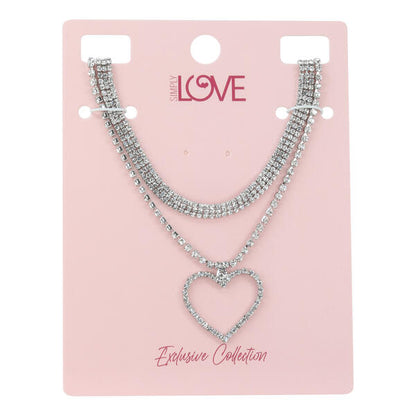 Ladies 2on Necklace Set - LNS-012