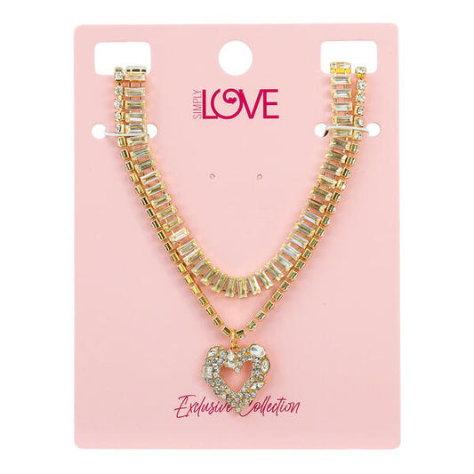 Ladies 2on Necklace Set - LNS-014