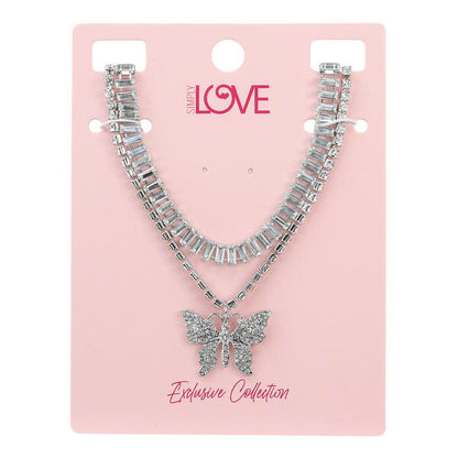 Ladies 2on Necklace Set - LNS-016