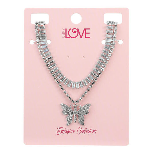Ladies 2on Necklace Set - LNS-016
