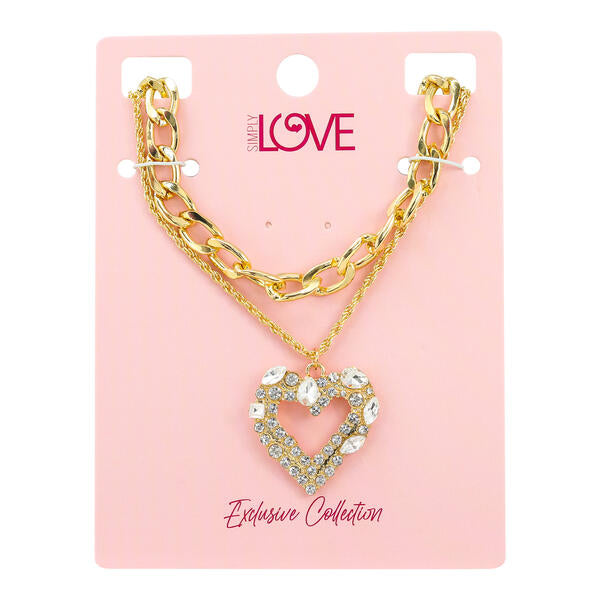 Ladies 2on Necklace Set - LNS-017