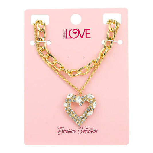 Ladies 2on Necklace Set - LNS-017