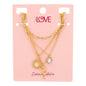 Ladies 4on Necklace Set - LNS-018