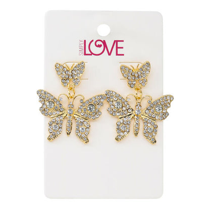 Ladies Butterfly Earrings - LSE-004
