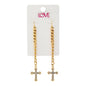 Ladies Cross Drop Earrings - LSE-005
