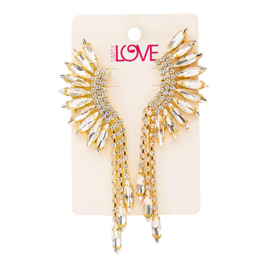 Wing Statement Earrings - LSE-008