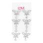 Ladies Butterfly Drop Earrings - LSE-011