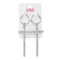 Ladies Cross Drop Earrings - LSE-013