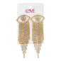 Ladies Evil Eye Tassle Earrings - LSE-019