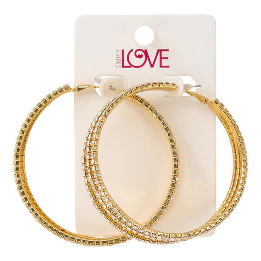 Ladies Hoop Earrings - LSE-020
