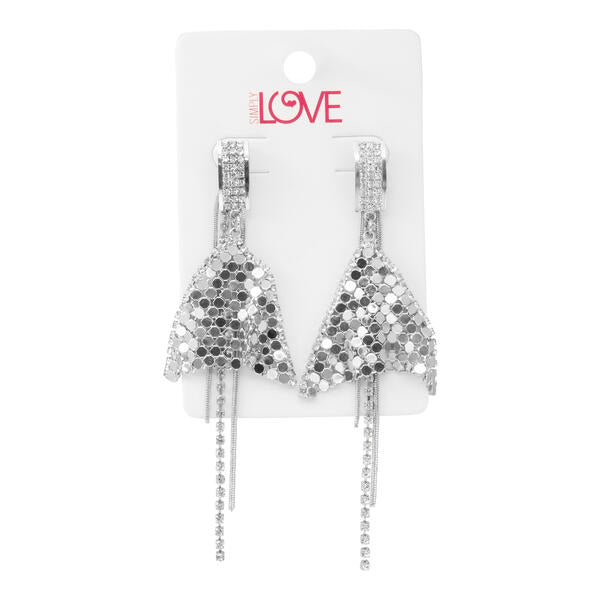 Mesh Drop Earrings - LSE-029