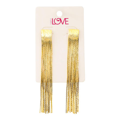 Ladies Drop Earrings with Tassles - LSE-030