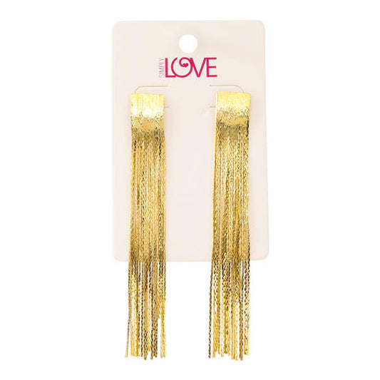 Ladies Drop Earrings with Tassles - LSE-030