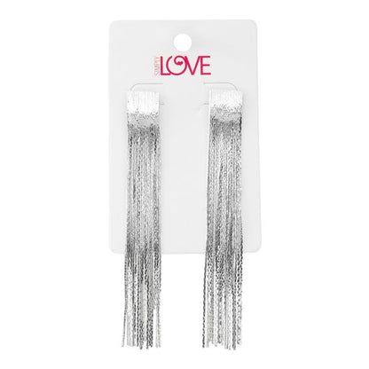 Ladies Drop Earrings with Tassles - LSE-030