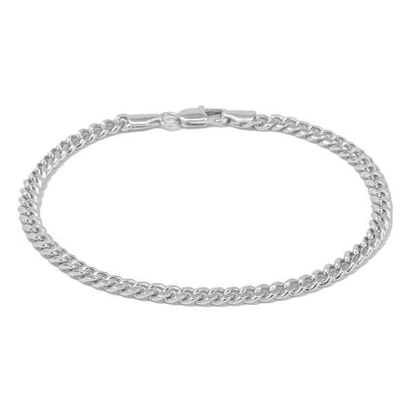 4mm Solid Cuban Bracelet - NBC-204