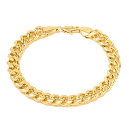 8mm Solid Cuban Bracelet - NBC-205