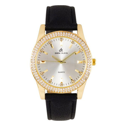 Ladies Leather Band 45mm Watch - 7697DK