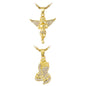 2on Mini Pendant with 3mm Rope Chain - CRDH2-113G