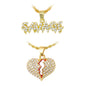 2on Mini Pendant with 3mm Rope Chain - CRDH2-111G