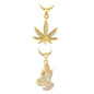 2on Mini Pendant with 3mm Rope Chain - CRDH2-109G