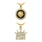 2on Mini Pendant with 3mm Rope Chain - CRDH2-108G