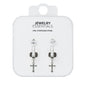 Mens Cross Earrings with Studs - DD-SE-71 S
