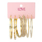 Ladies 3-Pack Hoop Earrings Set - LME-007