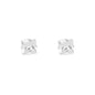 5mm Square Stud Sterling Silver Earring - CESQ 55 SV