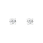 7mm Square Stud Sterling Silver Earring - CESQ 77 SV