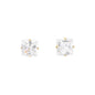 10mm Square Stud Sterling Silver Earring - GESQ 00 SV
