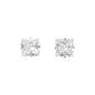 9mm Square Stud Sterling Silver Earring - CESQ 99 SV
