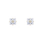 7mm Square Stud Sterling Silver Earring - INV 77 SV
