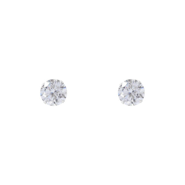10mm Round Stud Sterling Silver Earring - CE 010 SV