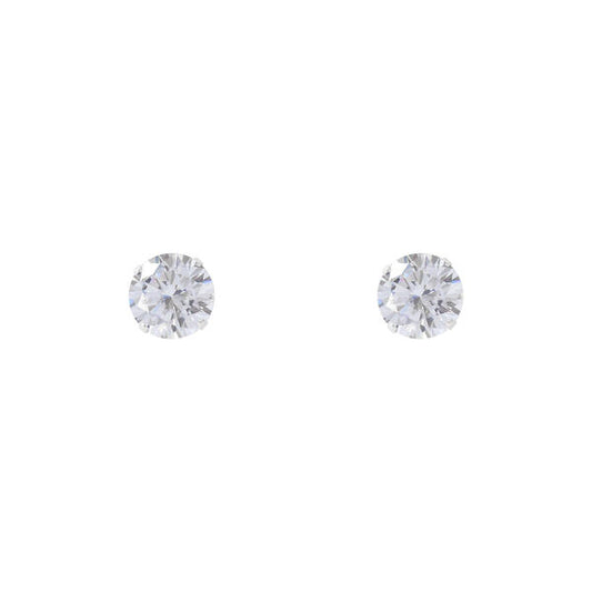 10mm Round Stud Sterling Silver Earring - CE 010 SV