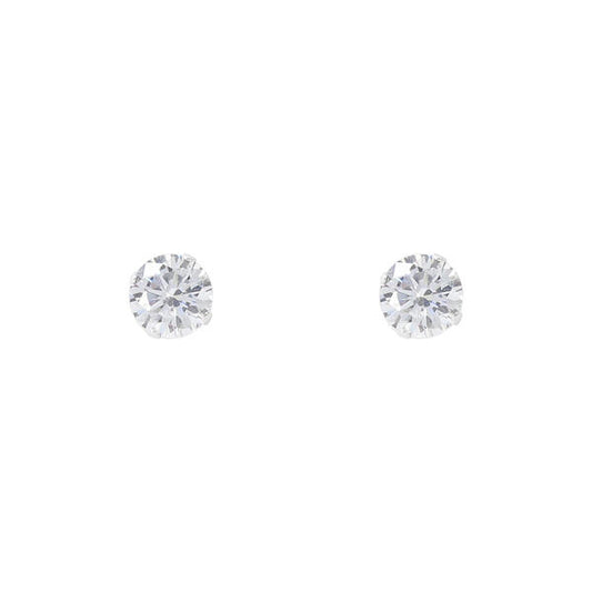 5mm Round Stud Sterling Silver Earring - CE 005 SV