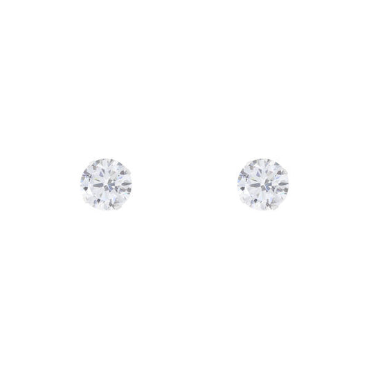 9mm Round Stud Sterling Silver Earring - CE 009 SV